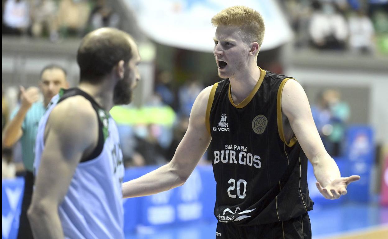 Dalton, en un partido con el Hereda San Pablo Burgos.