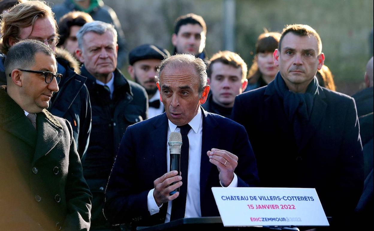 El candidato francés de extrema derecha, Éric Zemmour. 