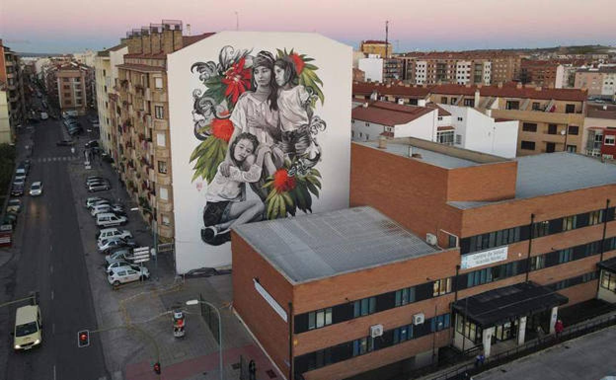 El mural de la gallega Lula Goce. 