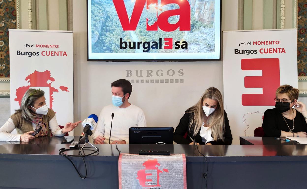 Candidatos de Vía Burgalesa exponen sus demandas para Las Merindades. 