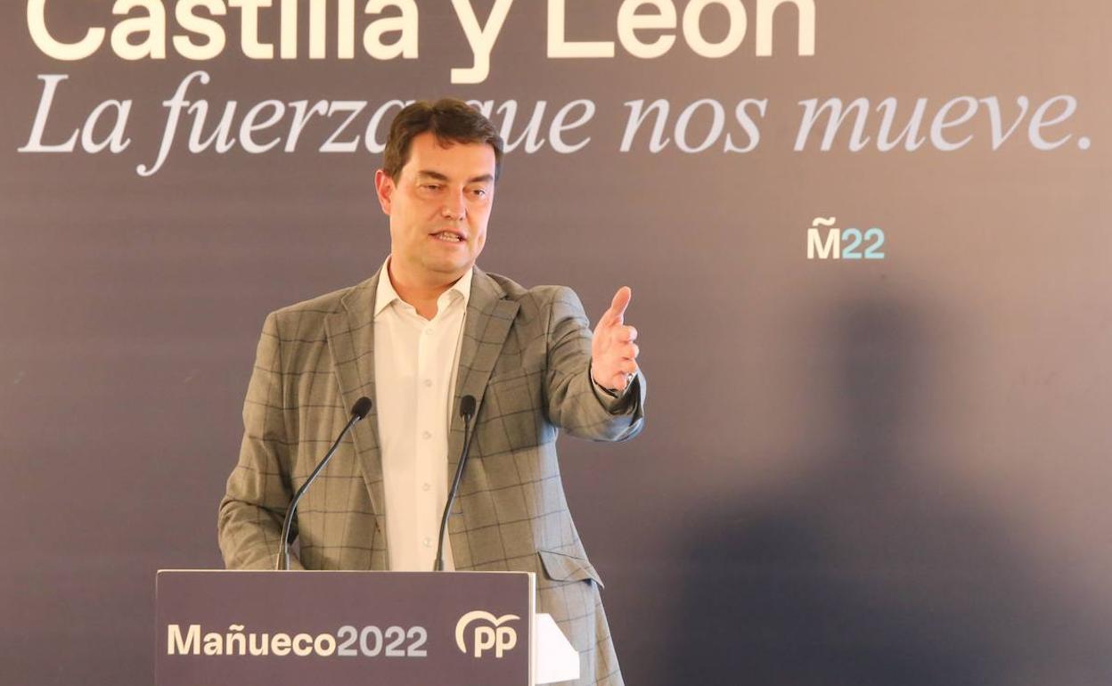 Ángel Ibáñez, cabeza de lista del PP por Burgos a las Cortes. 