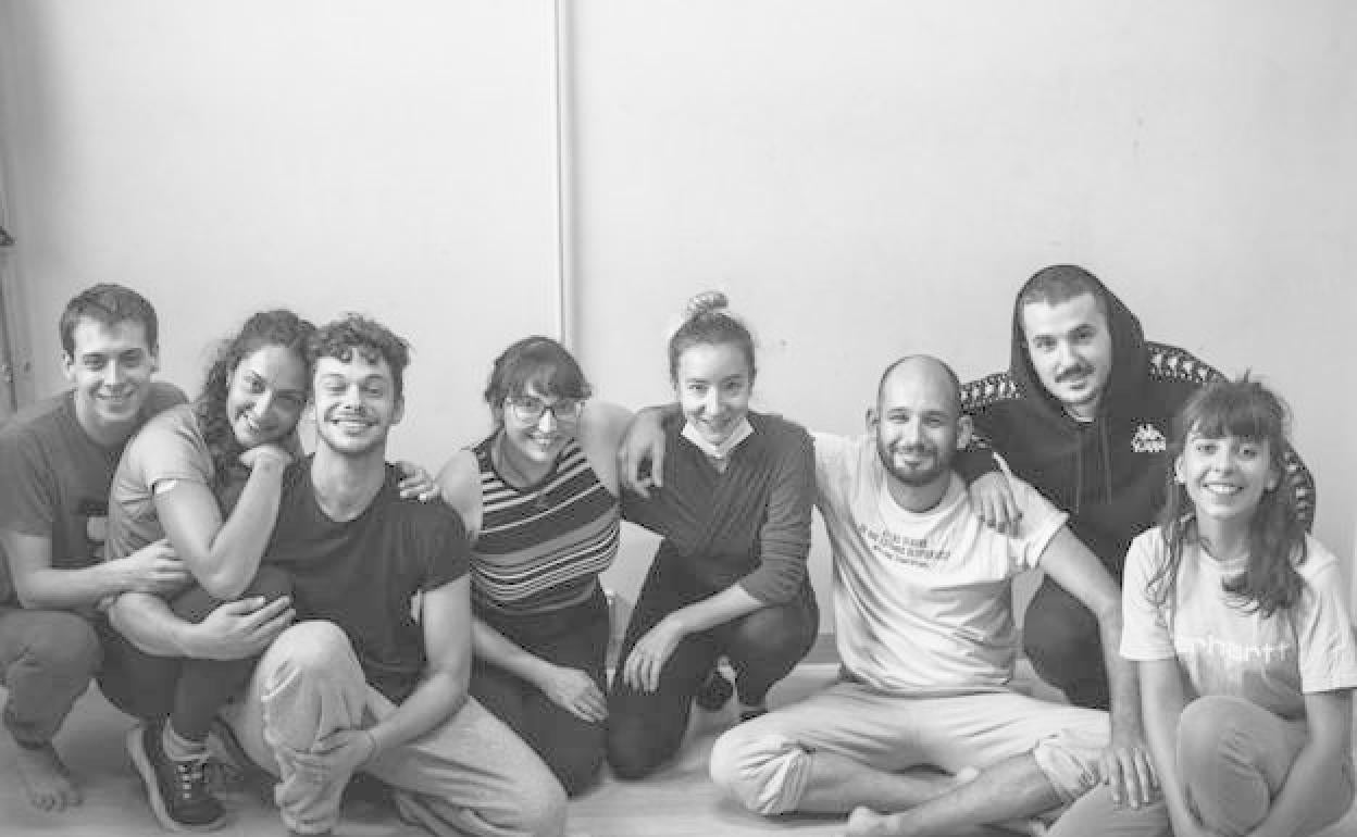 Equipo del Teatro 'D'Sastre'. 