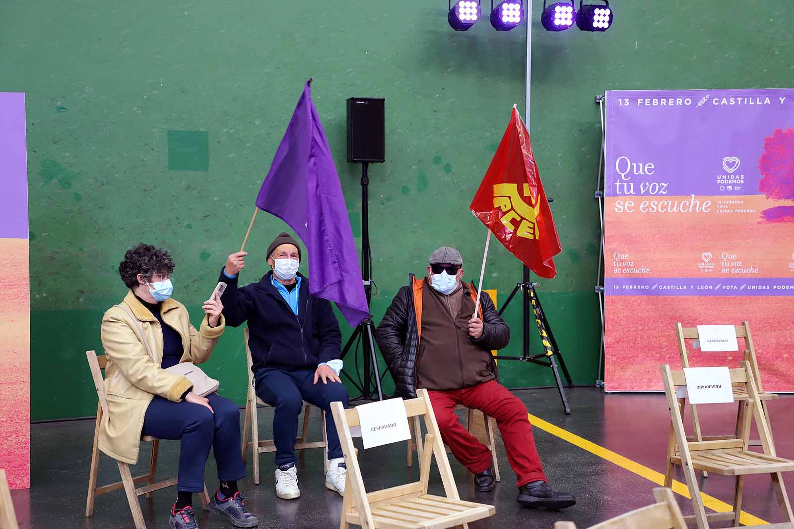 Acto de camoaña de Unidas Podemos.