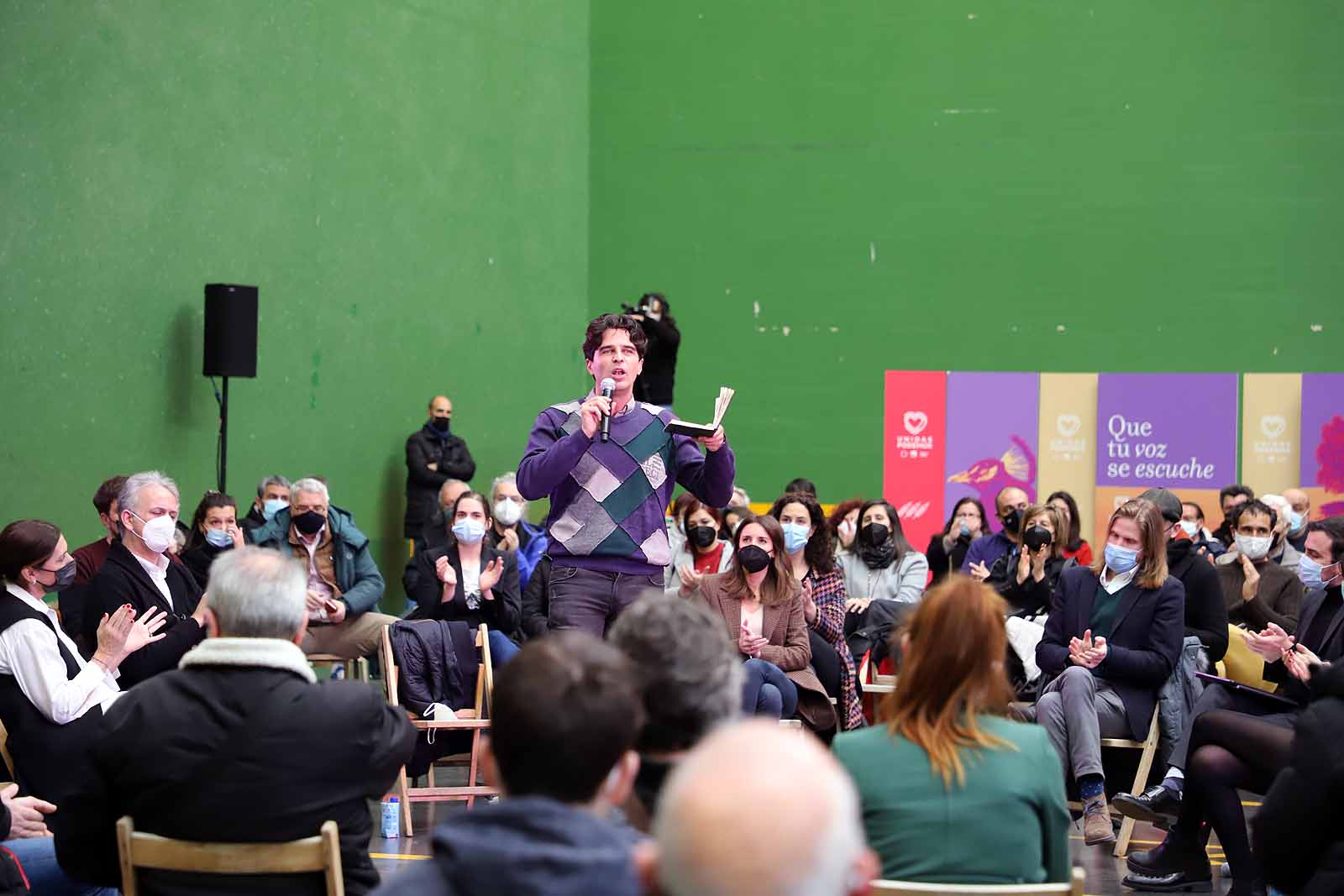 Acto de camoaña de Unidas Podemos.