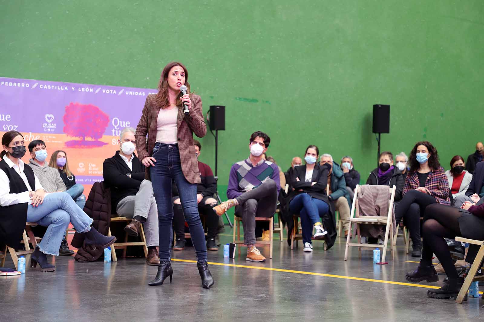 Acto de camoaña de Unidas Podemos.