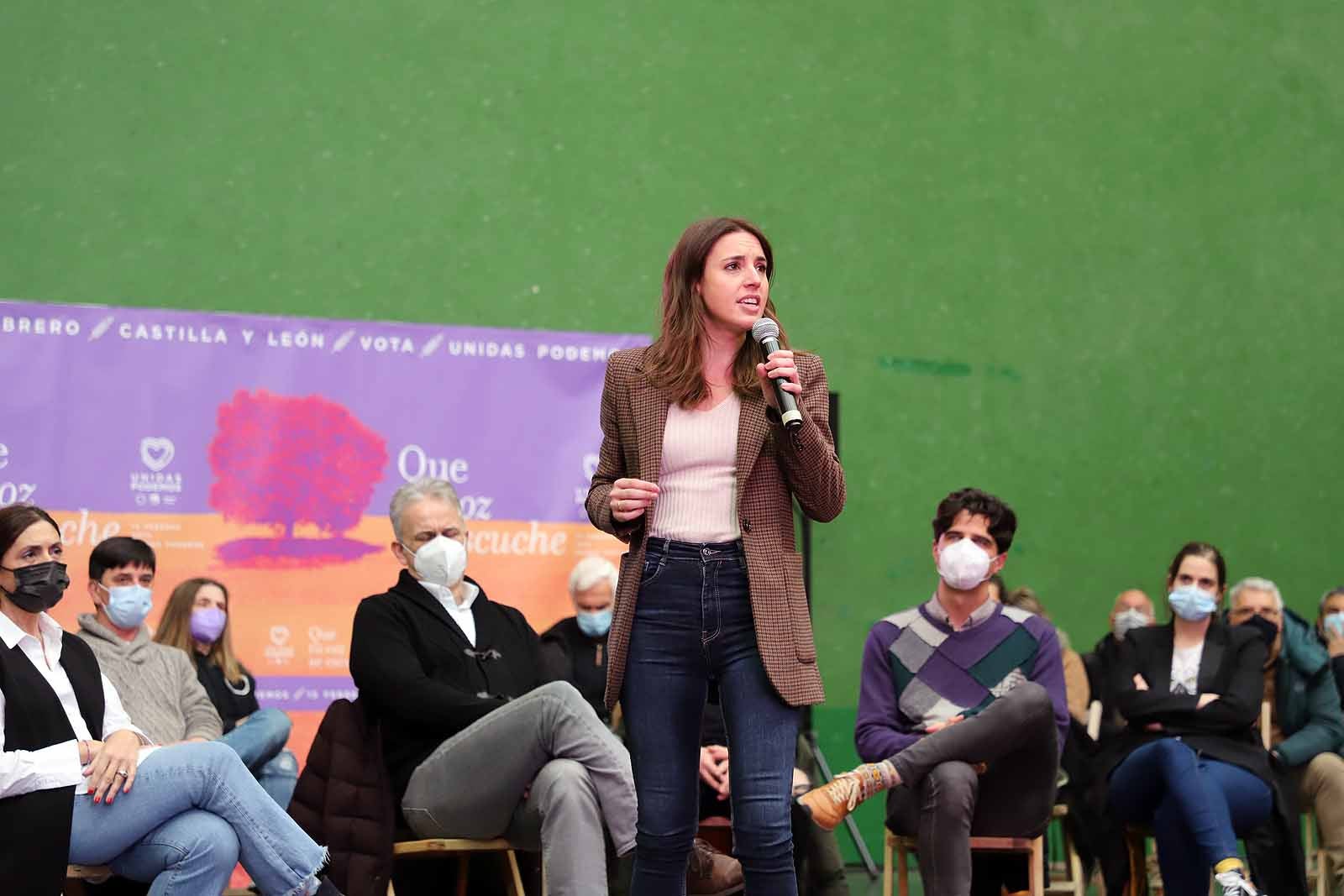 Acto de camoaña de Unidas Podemos.