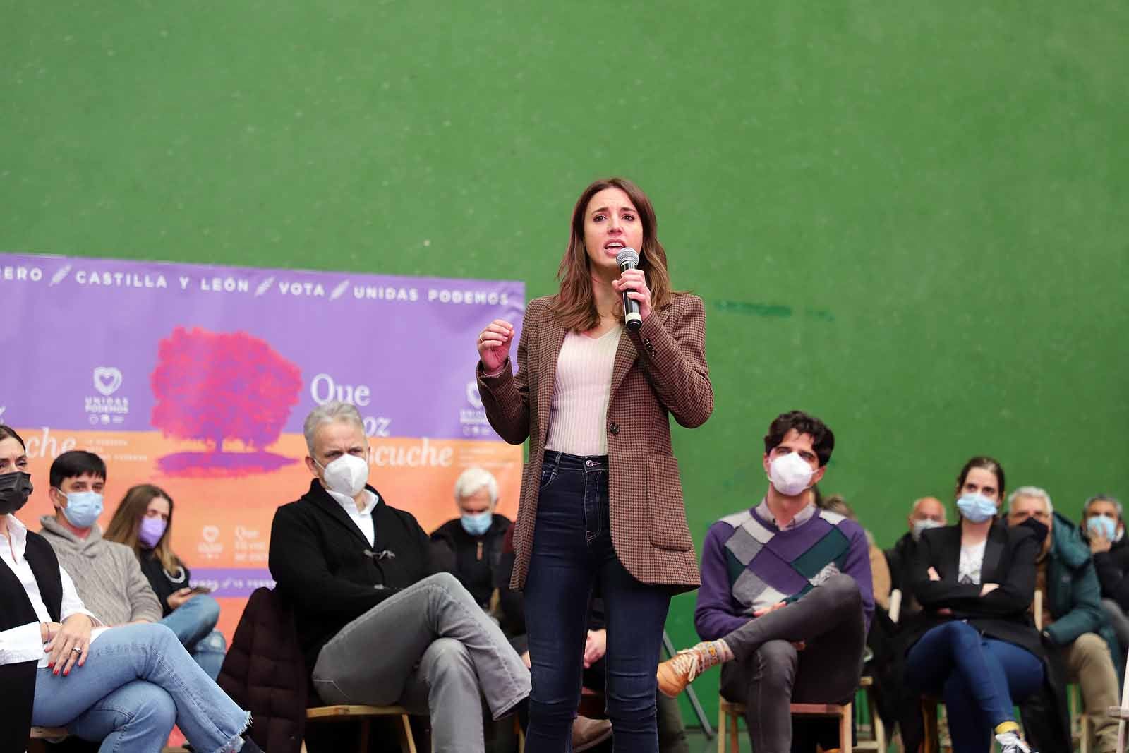 Acto de camoaña de Unidas Podemos.