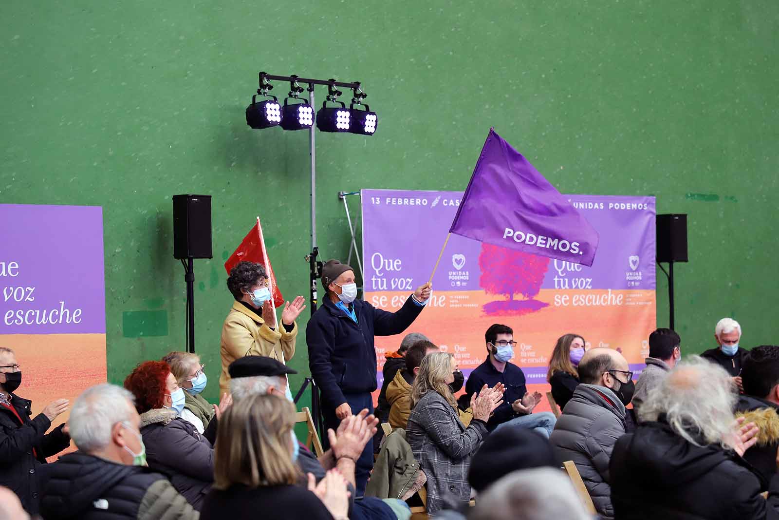 Acto de camoaña de Unidas Podemos.