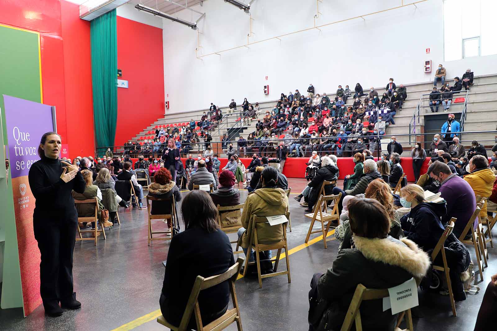 Acto de camoaña de Unidas Podemos.