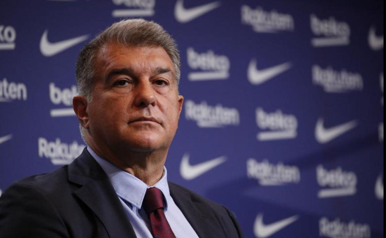 Joan Laporta, presidente del Barça. 