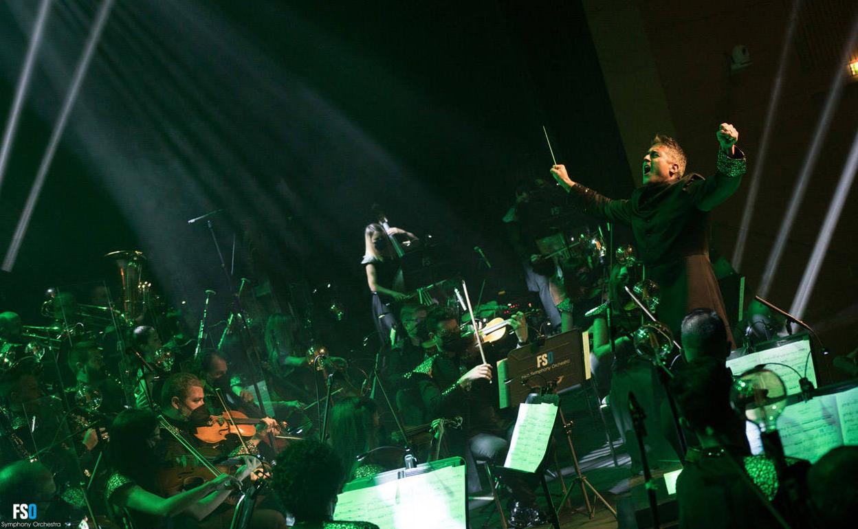 Film Symphony Orchestra durante su concierto de Valencia. 