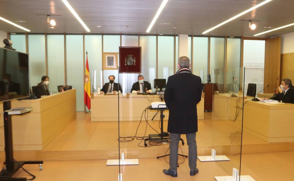 El acusado declara ante el juez este martes en la Audiencia Provincial de Burgos