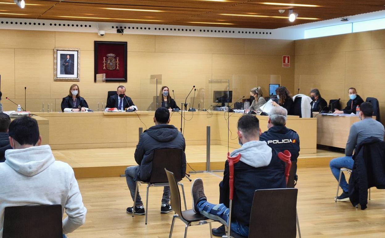 Primera vista del juicio por organización criminal en la Audiencia Provincial de Burgos