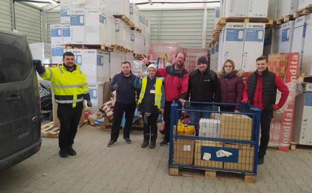 El cuarto envío de ayuda humanitaria desde Burgos llega a Polonia