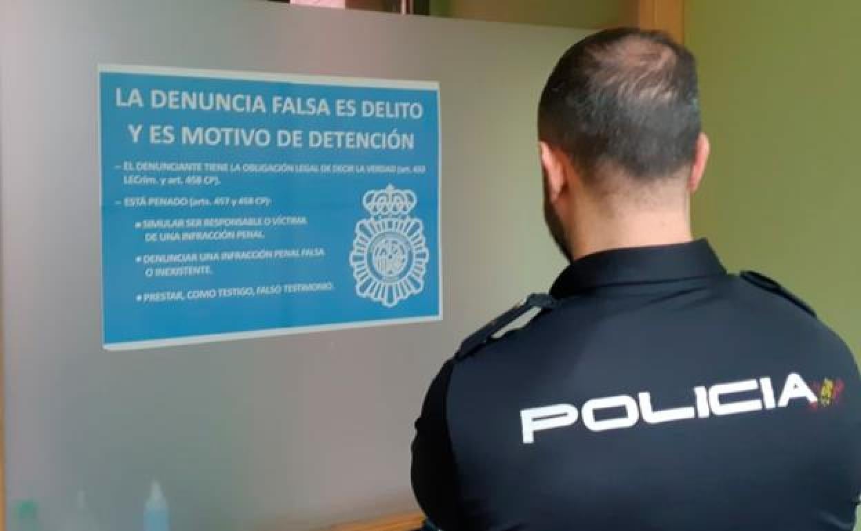 La Policía recuerda que la presentación de denuncias falsas es un delito. 