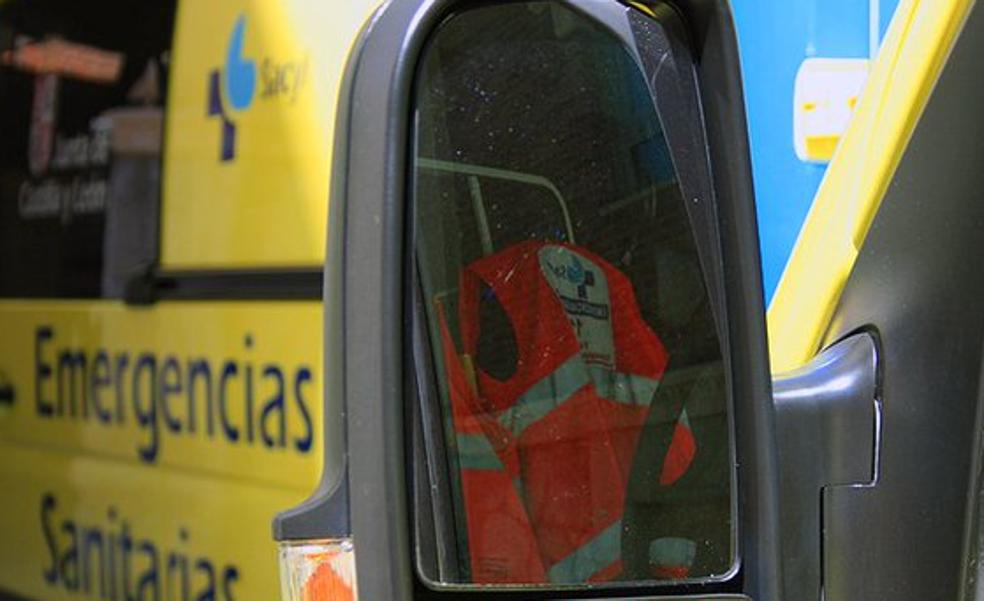 Herido un varón de 55 años en un accidente en Oña