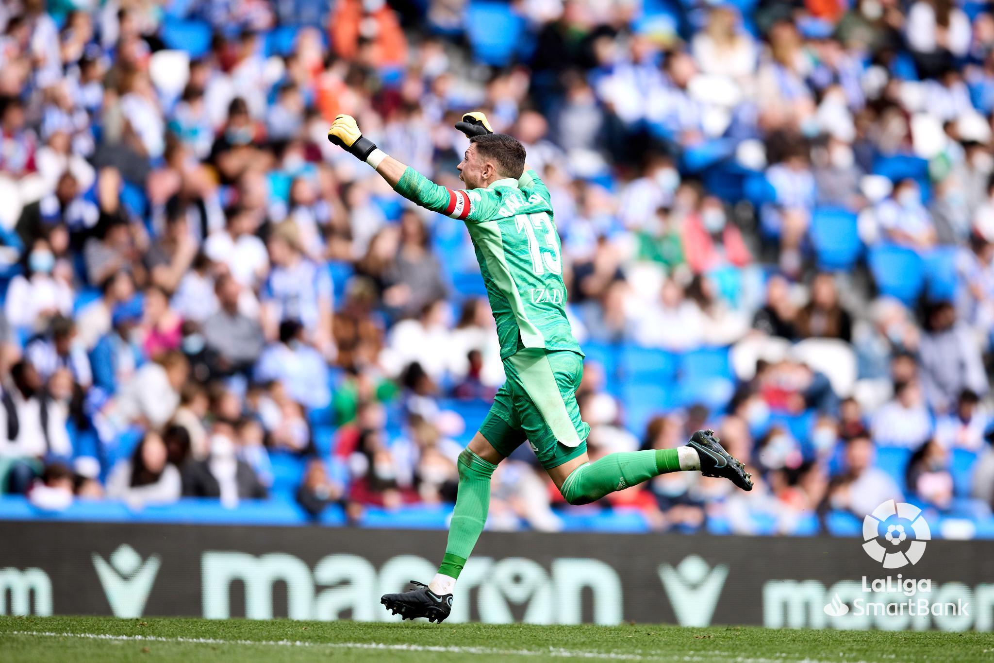 Lizoain celebra la victoria.