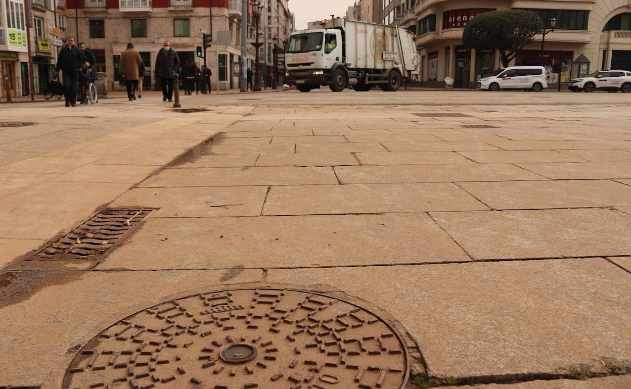 Calima en Burgos hace seis días. 