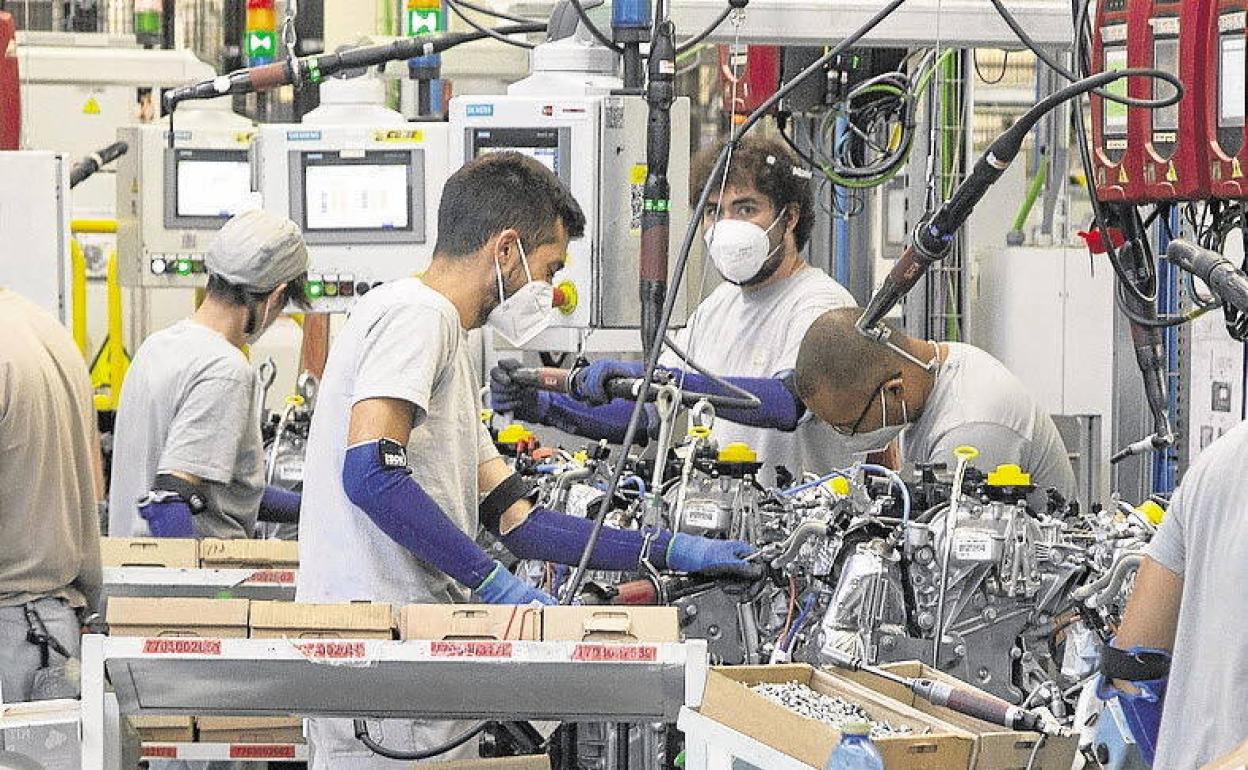 Actividad en una planta de Renault.