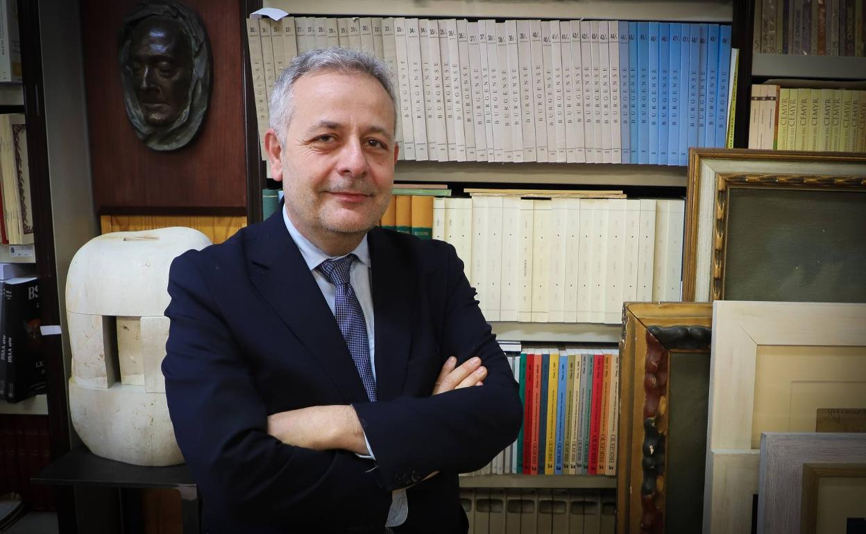 René Payo lleva muchos años vinculado a la Academia Burgense de Historia. 