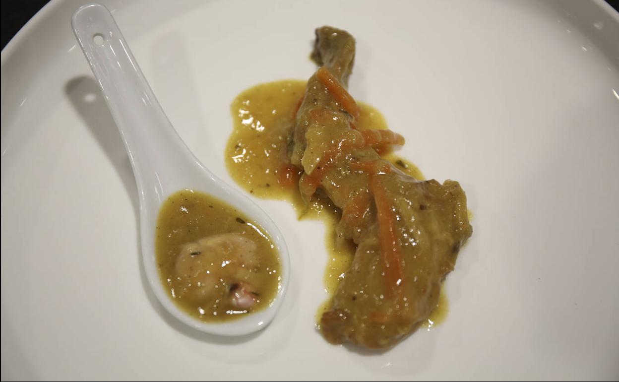 El escabeche ganador del concurso celebrado en Madrid Fusión. 