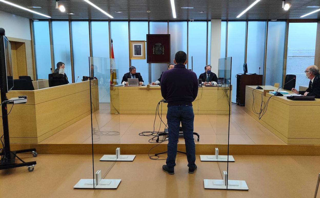 El acusado declara ante el juez este viernes en la Audiencia Provincial de Burgos