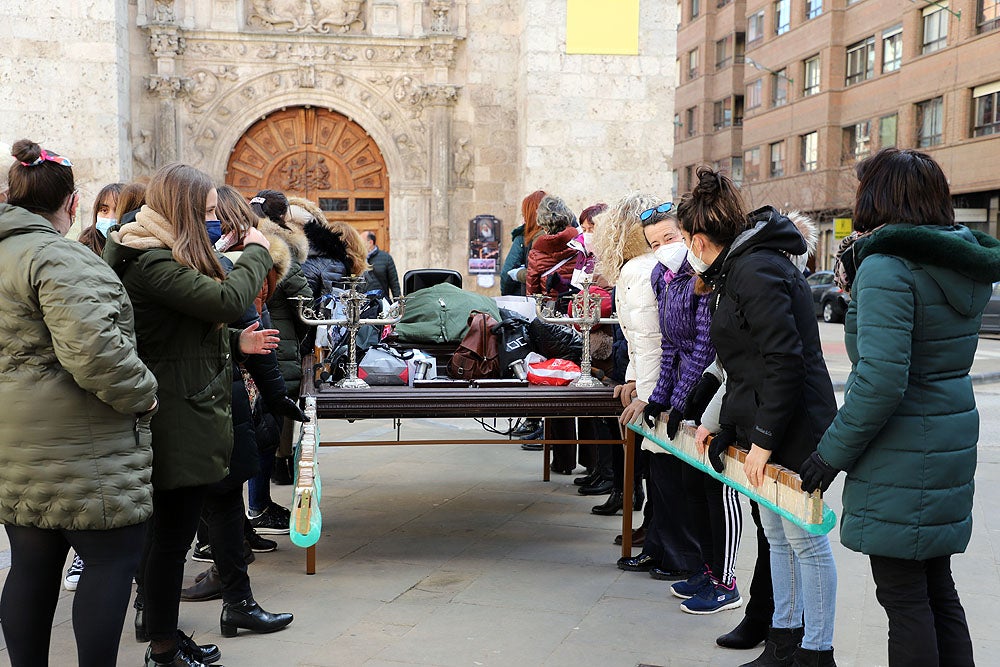 Fotos: Ensayos de la procesión de la Virgen de las Angustias