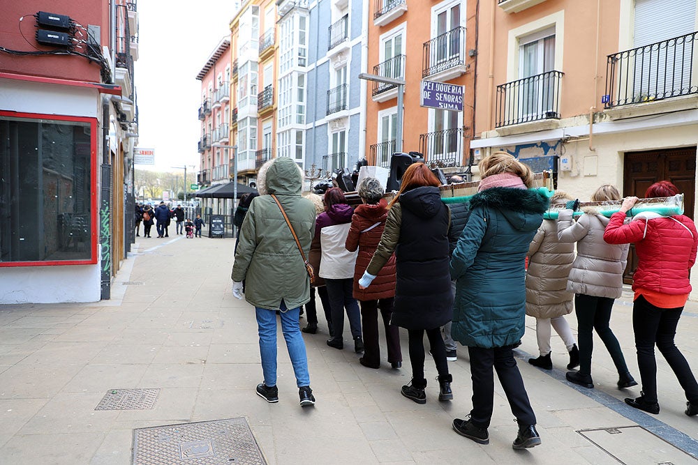 Fotos: Ensayos de la procesión de la Virgen de las Angustias