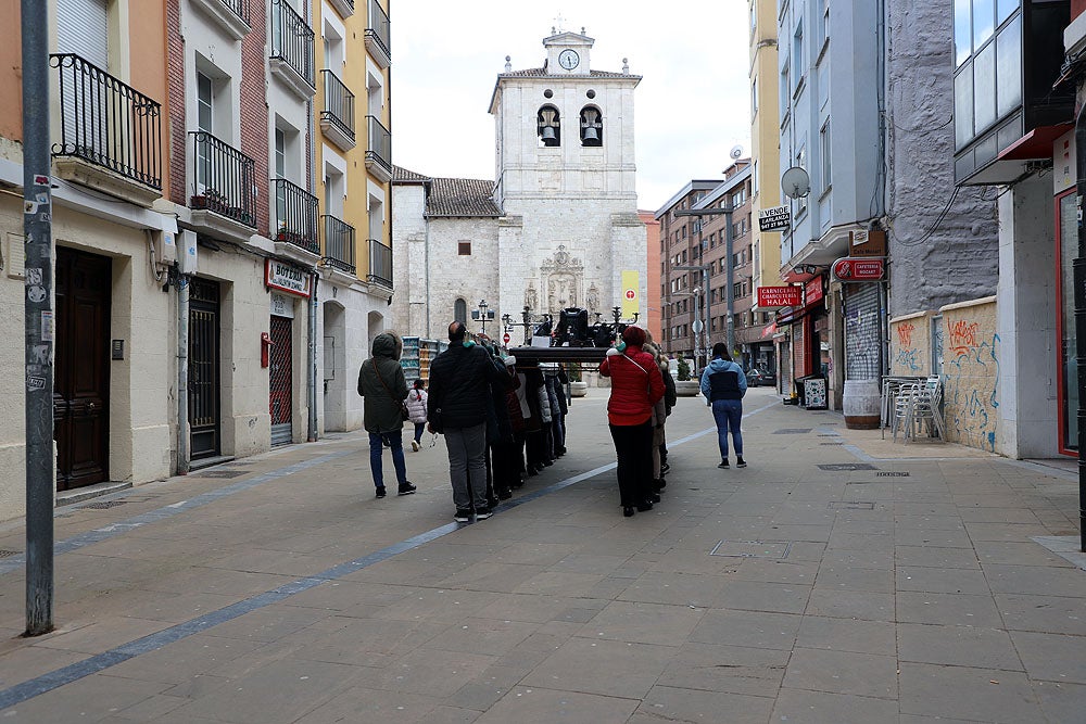 Fotos: Ensayos de la procesión de la Virgen de las Angustias