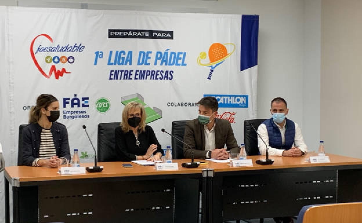 Presentación de la 1ª Liga de Pádel Entre Empresas. 