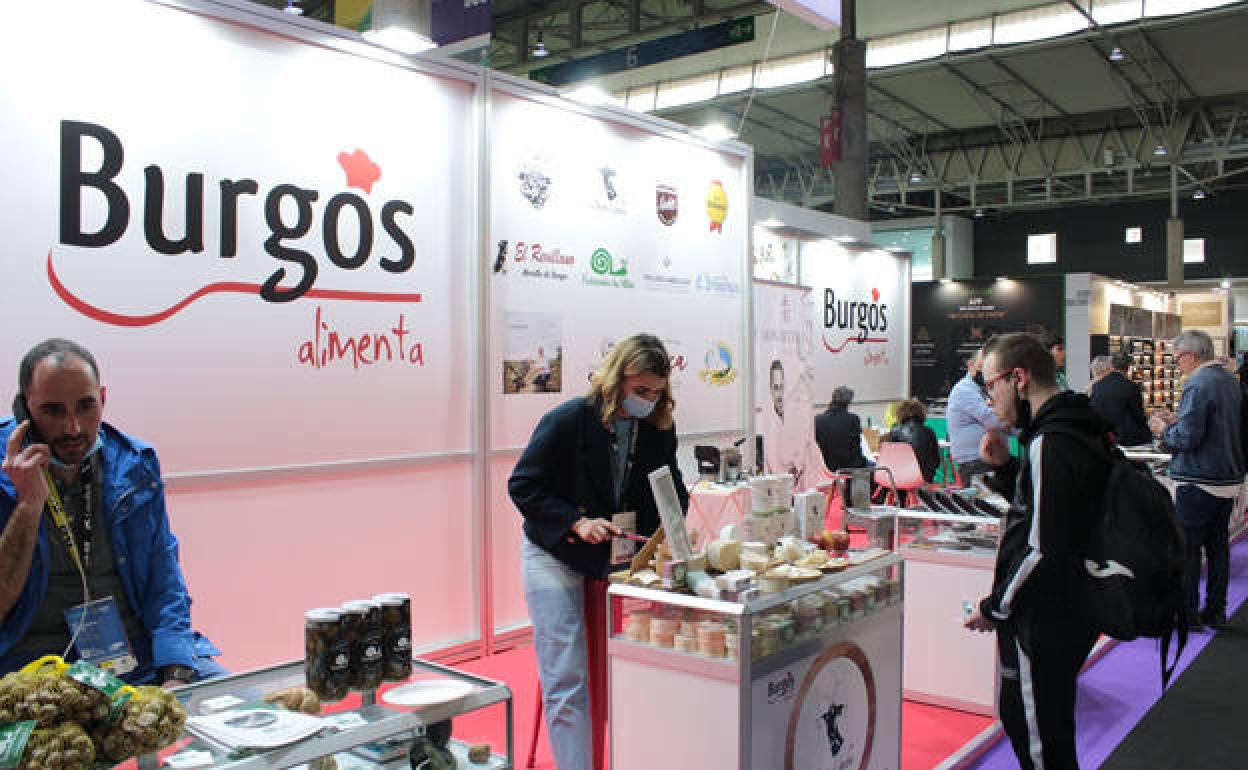 Stand de Burgos Alimenta en 'Alimentaria'. 