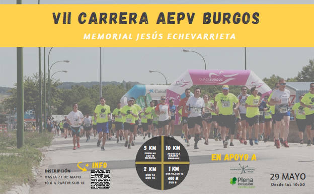 El 29 de mayo se disputará la VII Carrera Popular Solidario AEPV, Memorial Jesús Echevarrieta, en formato presencial