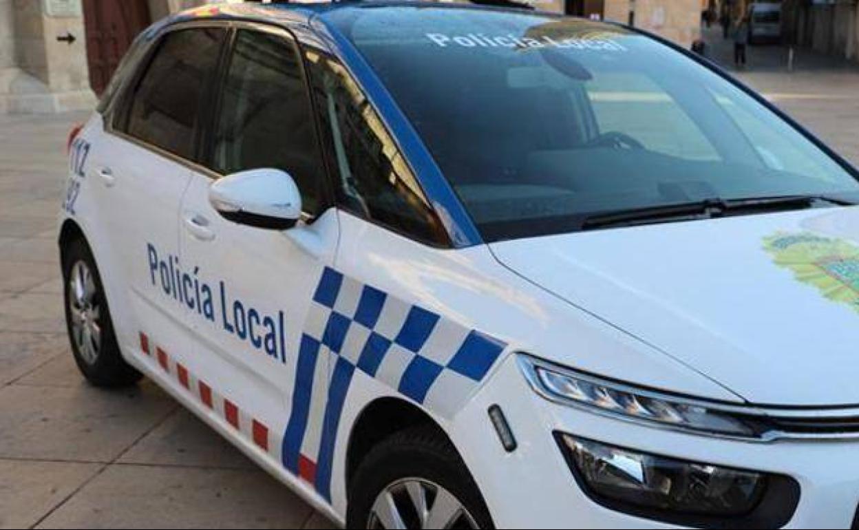 Coche de la Policía Local de Burgos