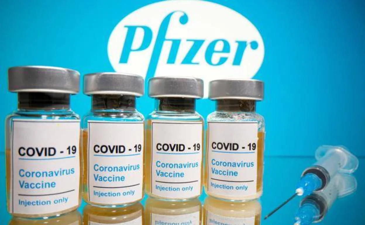 Vacunas de Pfizer contra la covid-19.