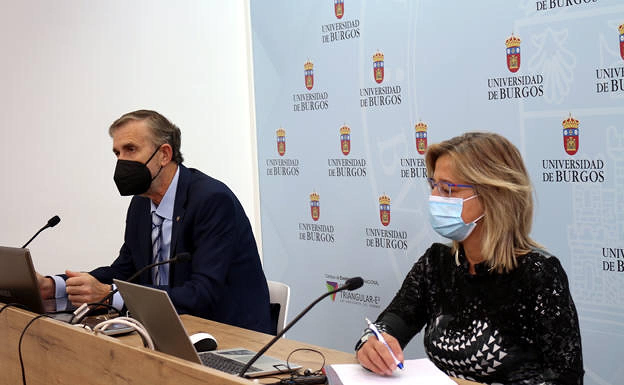 Presentación de 'Las jornadas investigadoras' con la participación del rector de la UBU, Pérez Mateos. 