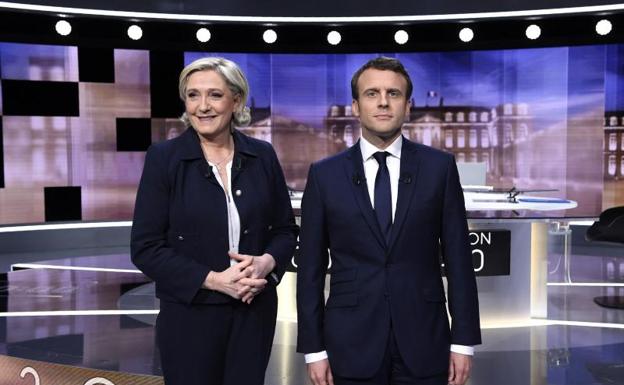 Macron gana el debate frente a Le Pen