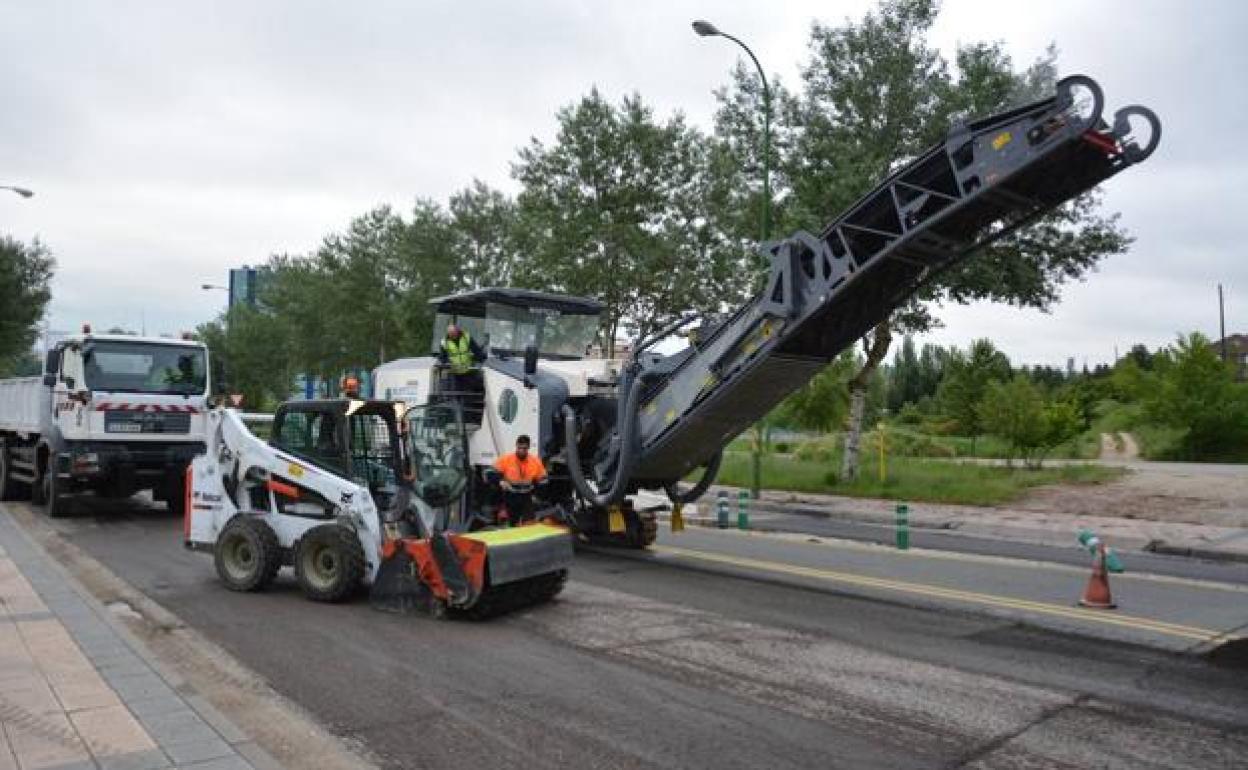 Se prepara una campaña de asfaltado de 2 millones de euros para las calles de Burgos.