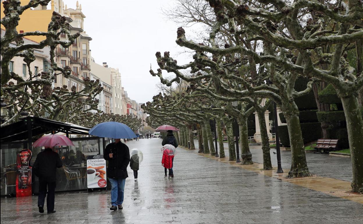 La lluvia es la protagonista este sábado en Burgos.