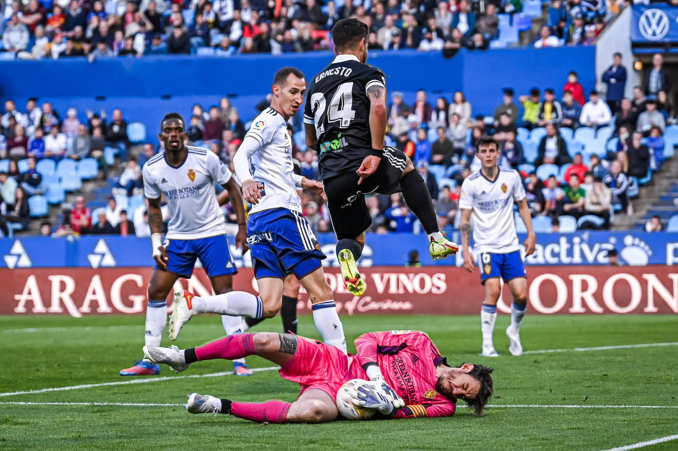 Fotos: Sin goles en La Romareda