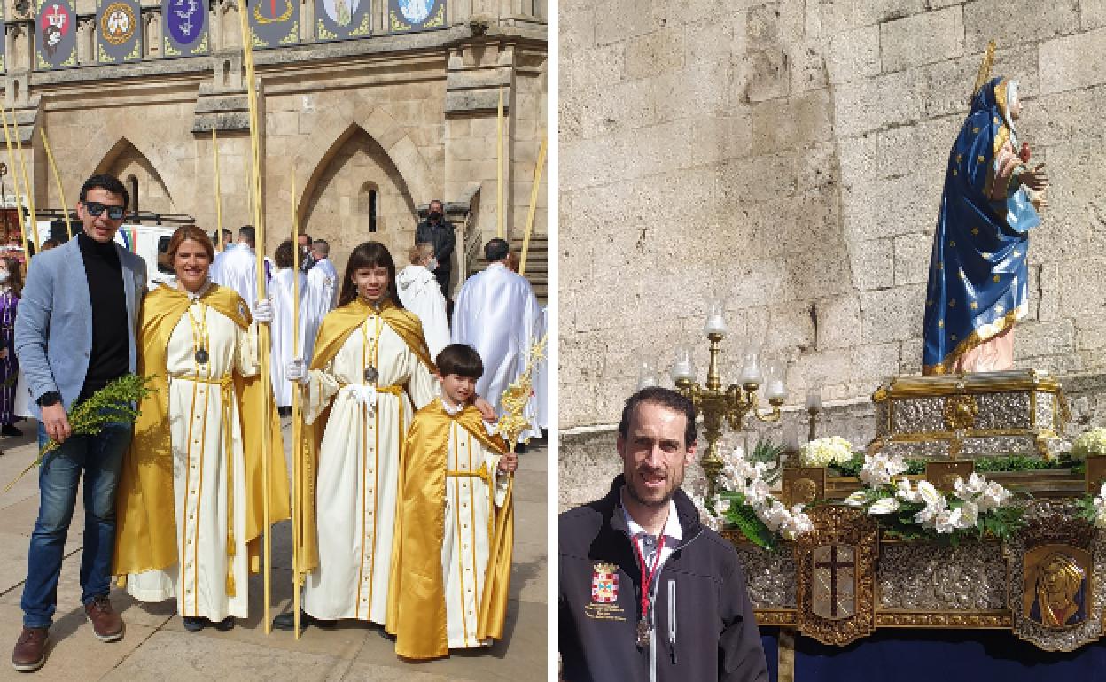 Débora, sus hijos Adriana y Pablo y su marido han vivido una Semana Santa tan especial como la de Simón.