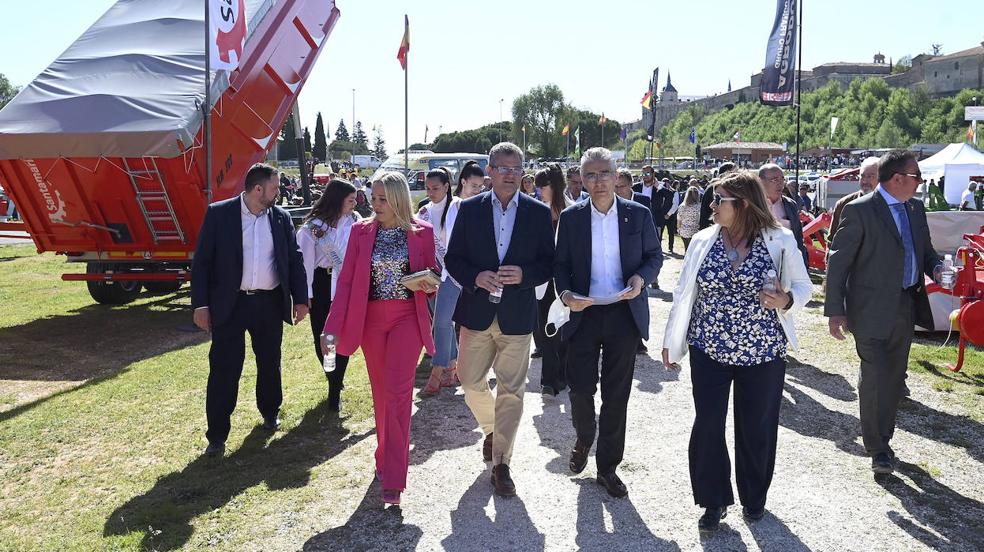 Imauguración de la Feria de Maquinaria Agrícola de Lerma