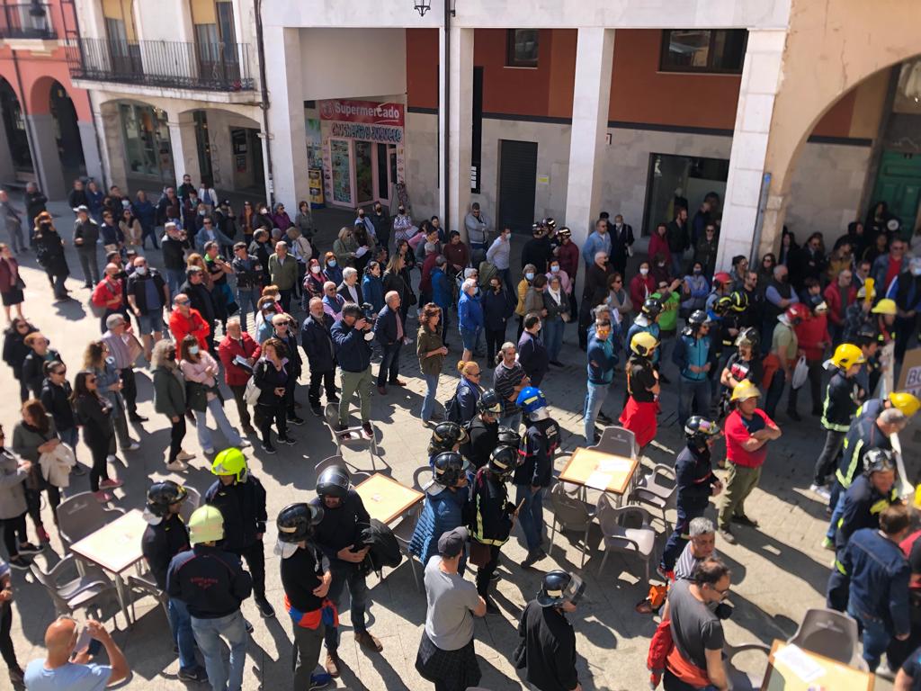 Fotos: Los Bomberos de Aranda vuelven a la calle