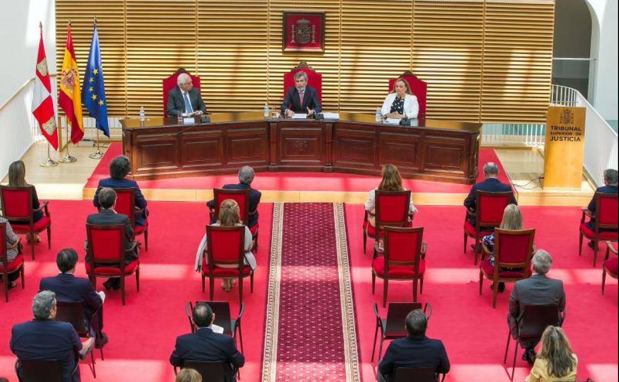 Lesmes clausura de las XXX Jornadas Nacionales de Jueces Decanos en Burgos