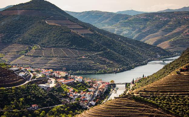 Unión del rio Côa y el Duero