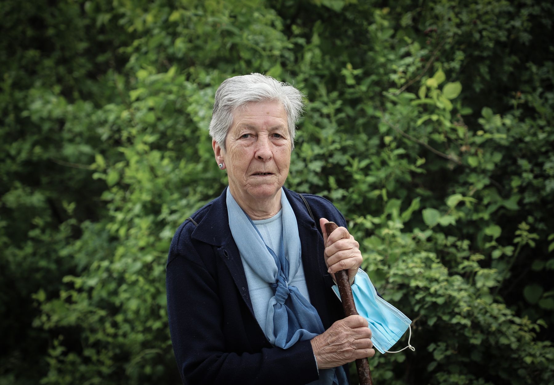 María Luisa López Alonso vive entre Bilbao y Quintanilla de Urrilla. En el mes de marzo llega al pueblo para pasar la temporada más cálida. 