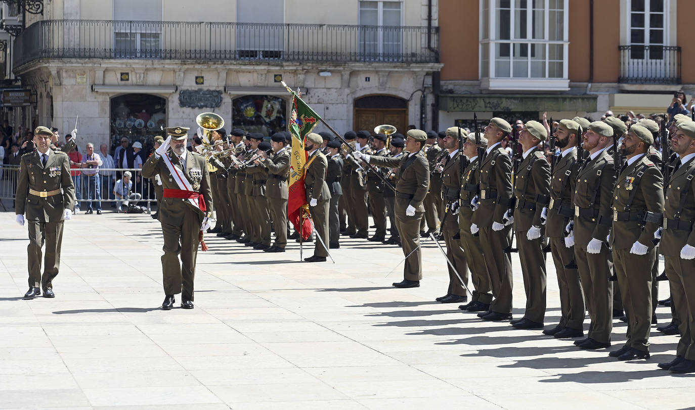 La Catedral de Burgos apadrina el acto de la jura civil de bandera y el homenaje a los caídos del ejército