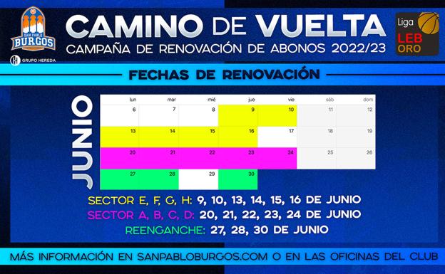 Calendario de renovaciones