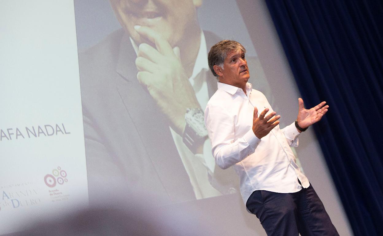 Toni Nadal en el Foro Duero-Día de la Empresa.