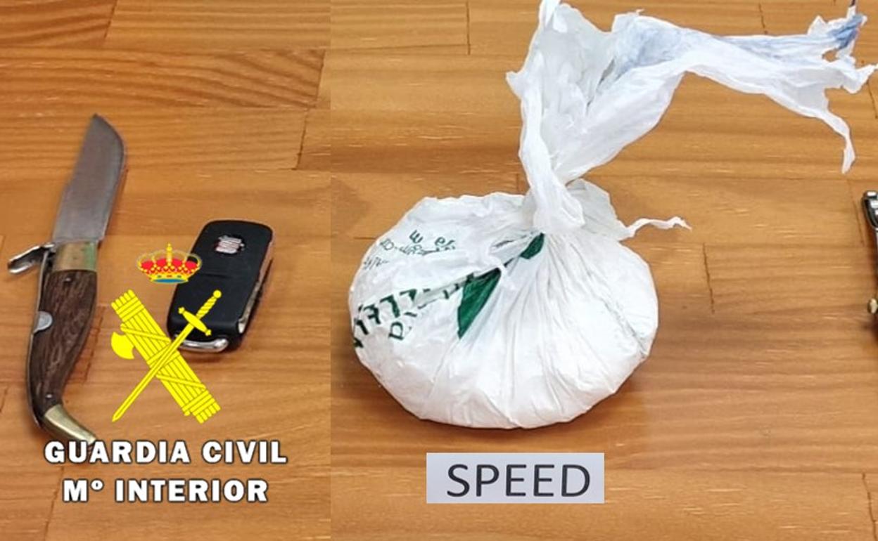 Al detenido se le intervino casi medio kilo de speed. 