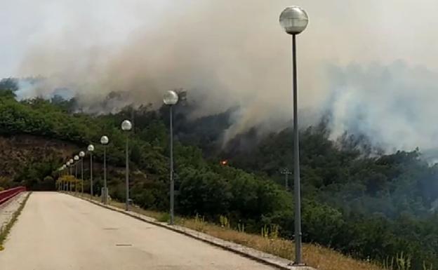 Incendio en Villasur de Herreros.